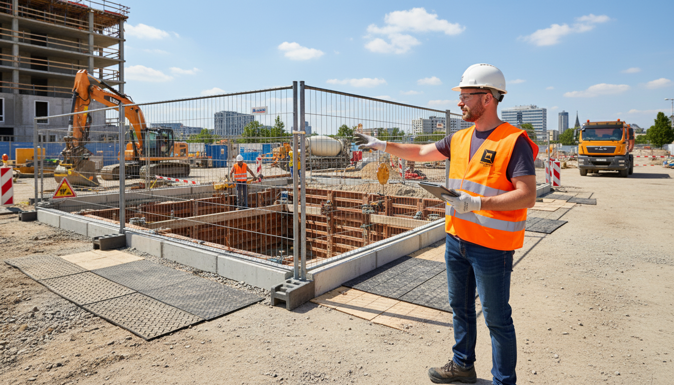 Baustellensicherheit im Tiefbau – Arbeitssicherheit und Schutz von Infrastruktur