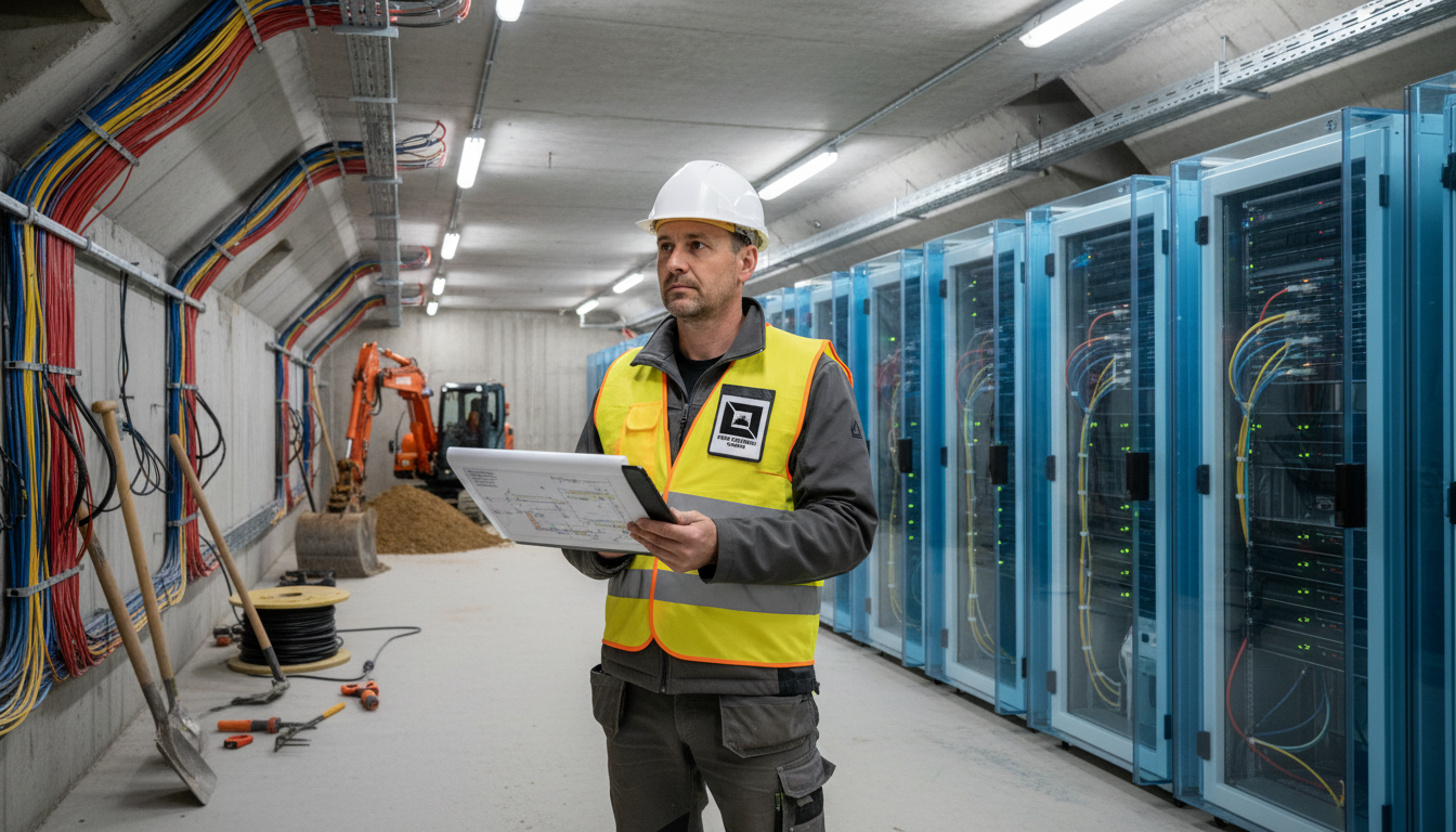 Unterirdische Datacenter-Infrastruktur im Tiefbau – Rechenzentren und digitale Netze