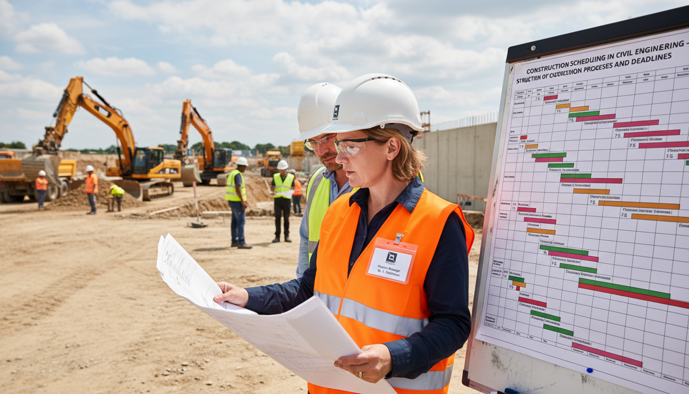 „Bauzeitenplanung im Tiefbau – strukturierte Planung von Bauabläufen und Terminen“