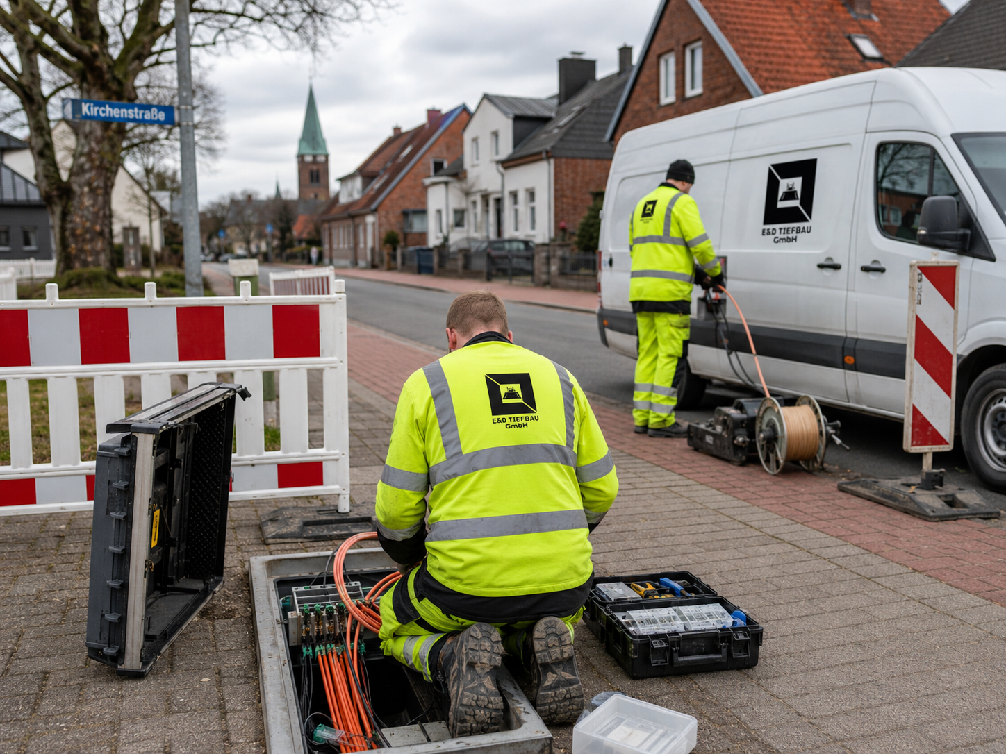 Kabeleinziehtechnik Glasfaser – Einblasen oder Einziehen
