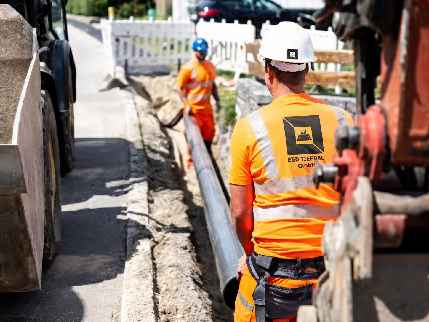 E&D Tiefbau GmbH – Ihr Partner für Netzbau, Netzinfrastruktur, Leitungsnetzbau, Kabelbau und Tiefbau für Energie-, Daten- und Versorgungsnetze.